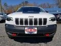 2020 Bright White Jeep Cherokee Trailhawk 4x4  photo #2