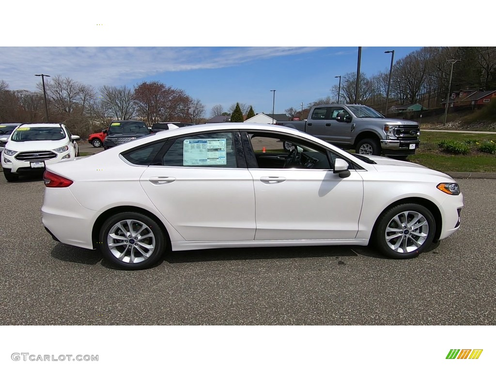 2020 Fusion Hybrid SE - Oxford White / Ebony photo #8