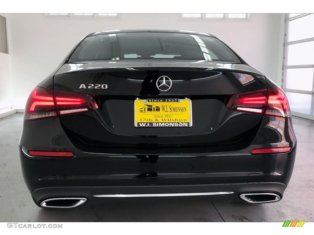 2020 A 220 Sedan - Night Black / Black photo #3