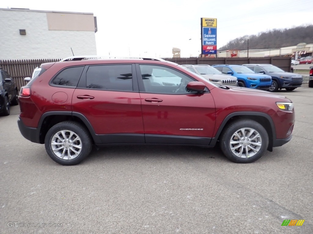 Velvet Red Pearl 2020 Jeep Cherokee Latitude Exterior Photo #138775584