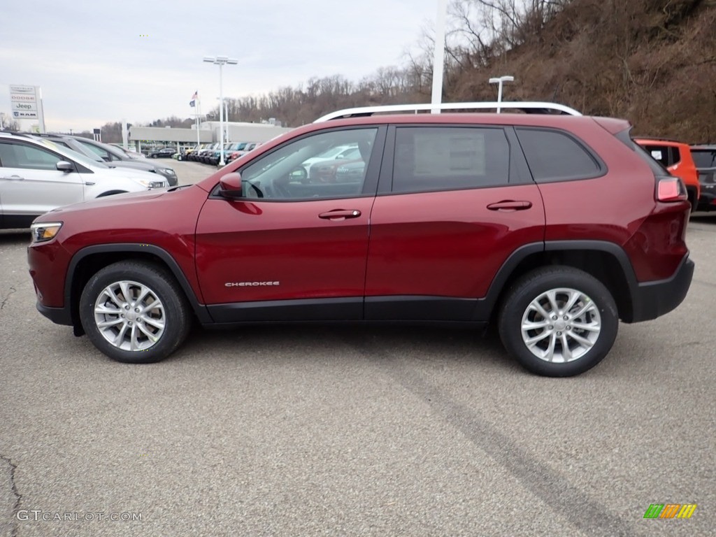 Velvet Red Pearl 2020 Jeep Cherokee Latitude Exterior Photo #138775596