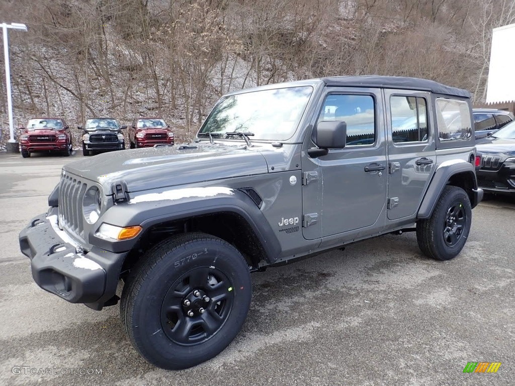 2020 Wrangler Unlimited Sport 4x4 - Sting-Gray / Black photo #1