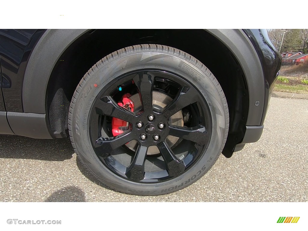 2020 Explorer ST 4WD - Agate Black Metallic / Ebony photo #27