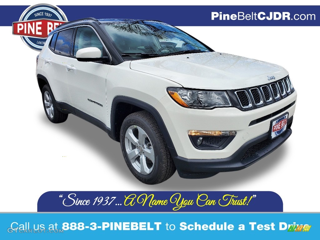 2020 Compass Latitude 4x4 - White / Ski Gray/Black photo #1