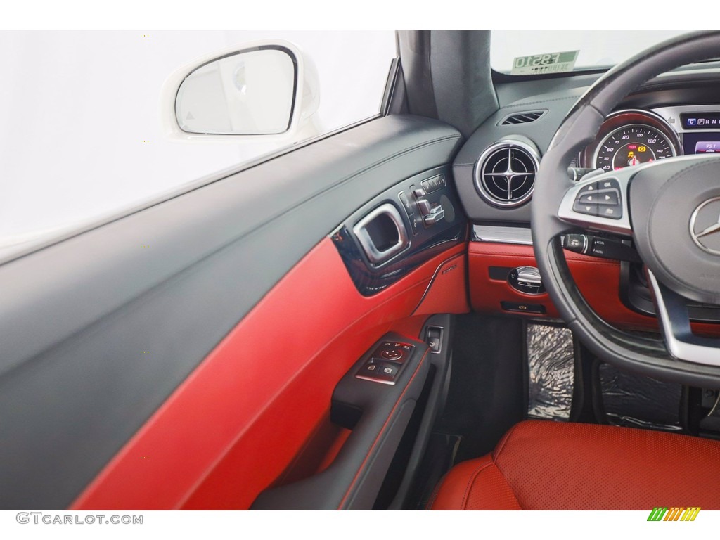 2020 SL 450 Roadster - designo Diamond White Metallic / Bengal Red/Black photo #13