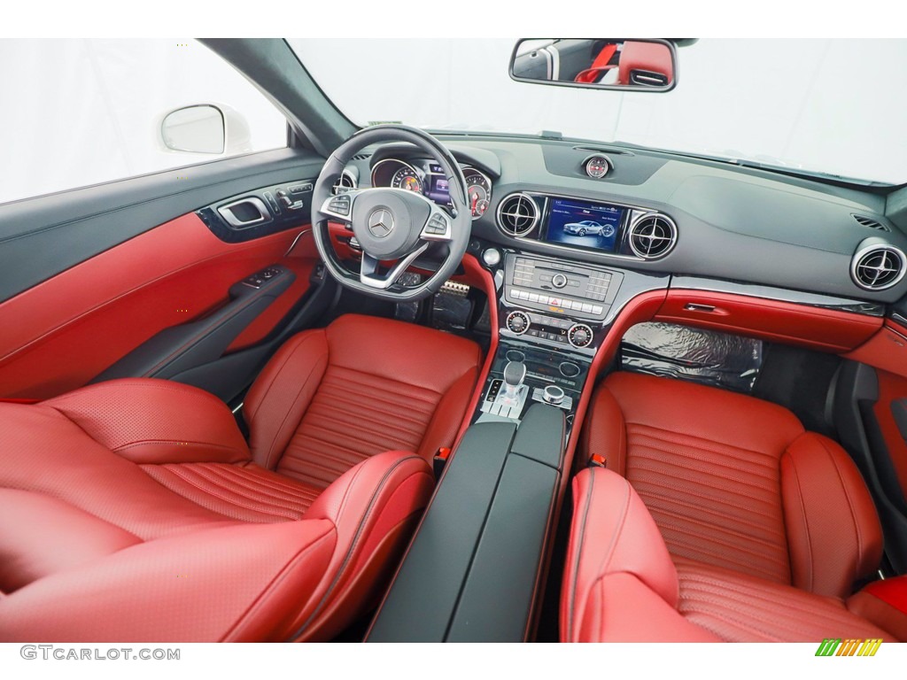 2020 Mercedes-Benz SL 450 Roadster Bengal Red/Black Dashboard Photo #138776304