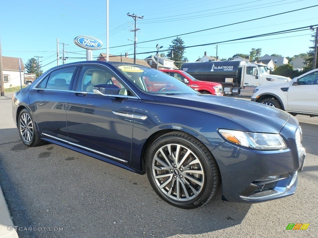 Midnight Sapphire Blue 2017 Lincoln Continental Select AWD Exterior Photo #138778302