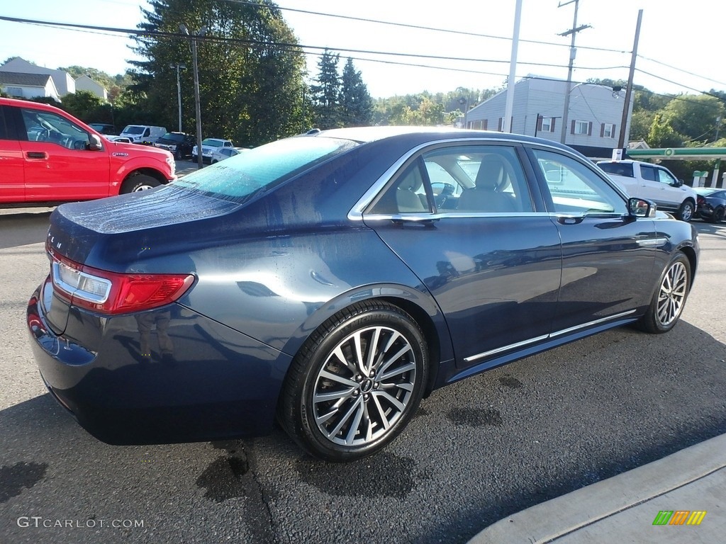 2017 Continental Select AWD - Midnight Sapphire Blue / Cappuccino photo #5