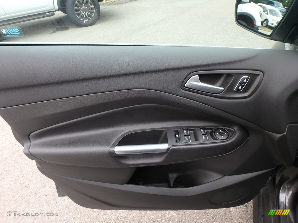 2016 Ford C-Max Energi Charcoal Black Door Panel Photo #138778923