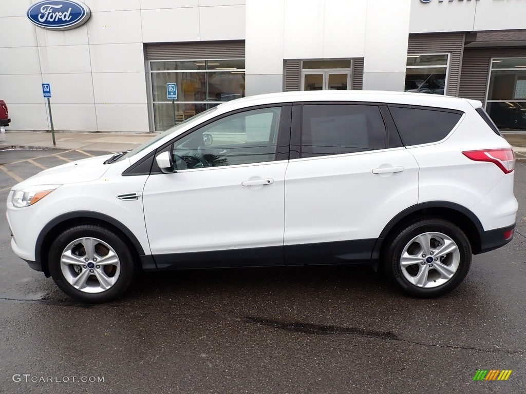 2016 Escape SE - White Platinum Metallic / Charcoal Black photo #2