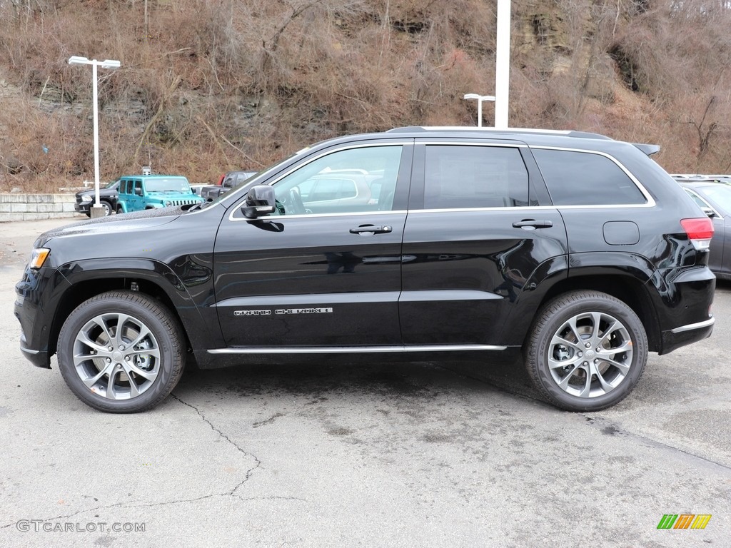 Diamond Black Crystal Pearl 2020 Jeep Grand Cherokee Summit 4x4 Exterior Photo #138779628