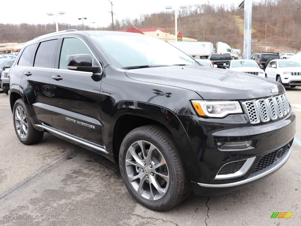 Diamond Black Crystal Pearl 2020 Jeep Grand Cherokee Summit 4x4 Exterior Photo #138779700