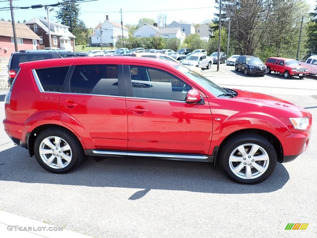 Rally Red Metallic 2012 Mitsubishi Outlander GT Exterior Photo #138779757