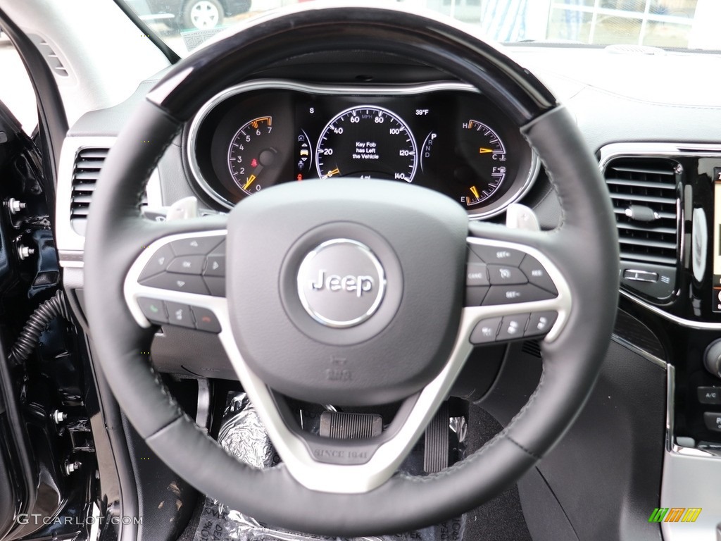 2020 Jeep Grand Cherokee Summit 4x4 Black Steering Wheel Photo #138779808
