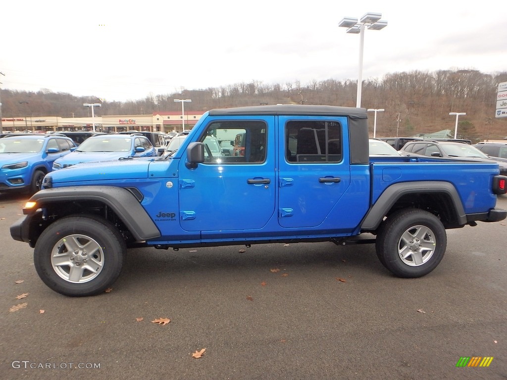 2020 Gladiator Sport 4x4 - Hydro Blue Pearl / Black photo #2