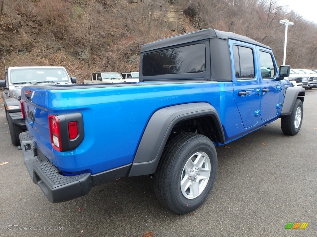 2020 Gladiator Sport 4x4 - Hydro Blue Pearl / Black photo #6