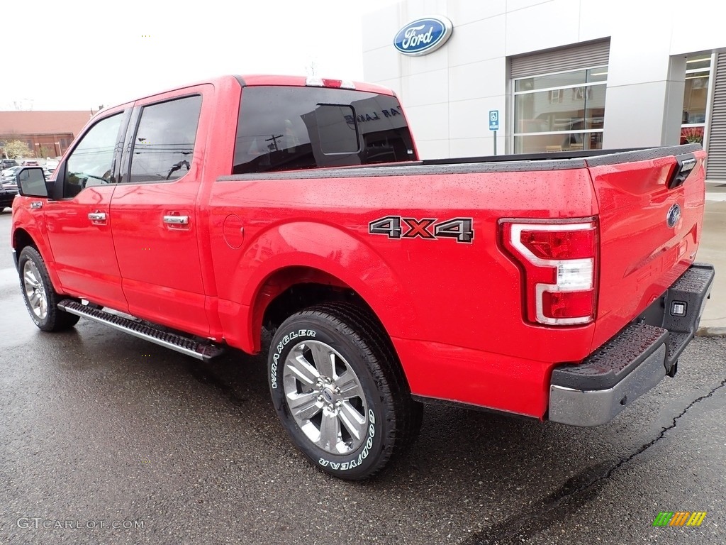 2020 F150 XLT SuperCrew 4x4 - Race Red / Medium Earth Gray photo #3