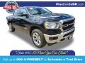 2020 Diamond Black Crystal Pearl Ram 1500 Big Horn Crew Cab 4x4  photo #1