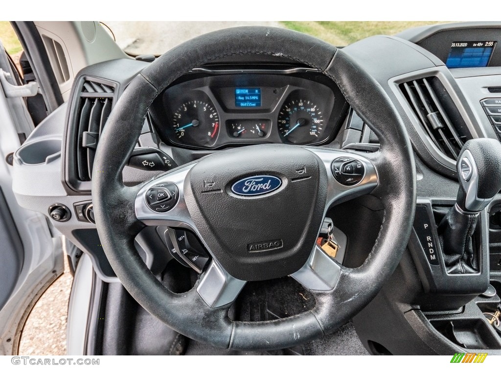 2016 Ford Transit 150 Van XL LR Regular Pewter Steering Wheel Photo #138784788