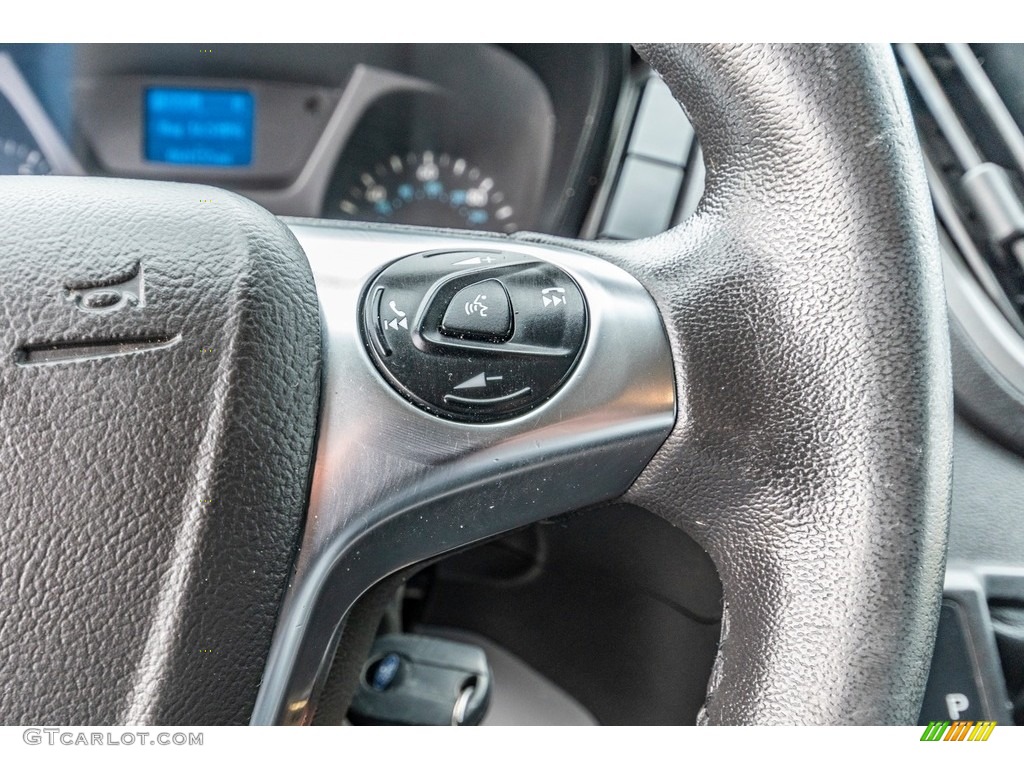 2016 Ford Transit 150 Van XL LR Regular Pewter Steering Wheel Photo #138784806