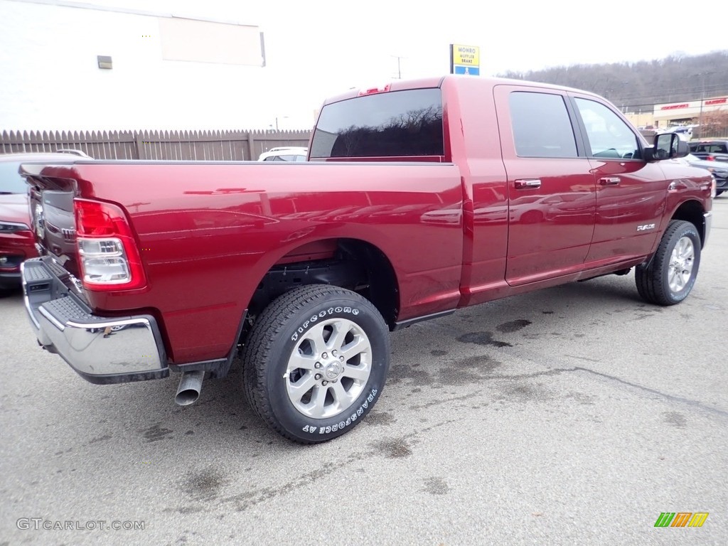 2019 2500 Bighorn Mega Cab 4x4 - Delmonico Red Pearl / Black/Diesel Gray photo #5