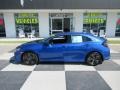 Agean Blue Metallic - Civic EX-L Navi Hatchback Photo No. 1
