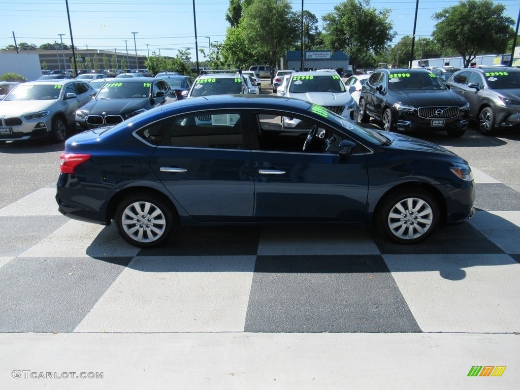 2019 Sentra S - Deep Blue Pearl / Charcoal photo #3