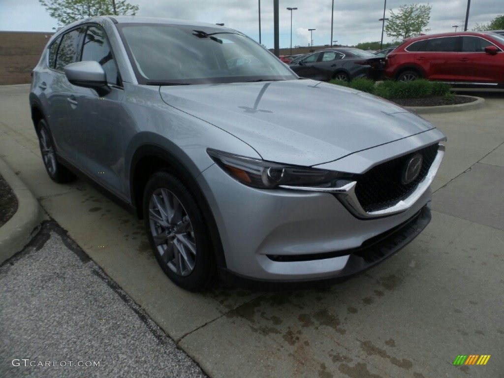 2020 CX-5 Grand Touring AWD - Sonic Silver Metallic / Black photo #1