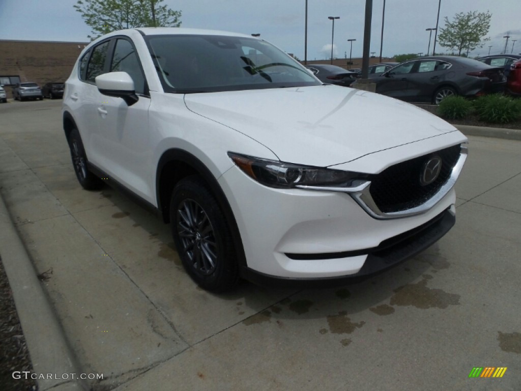 2020 CX-5 Touring AWD - Snowflake White Pearl / Black photo #1