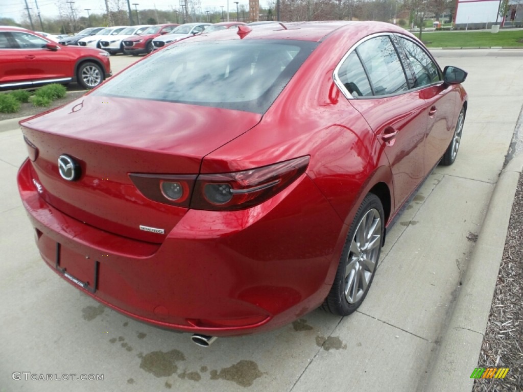 2020 MAZDA3 Premium Sedan AWD - Soul Red Crystal Metallic / Black photo #7
