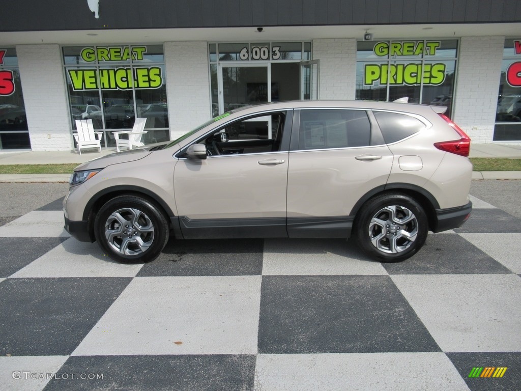 2017 CR-V EX-L - Sandstorm Metallic / Ivory photo #1