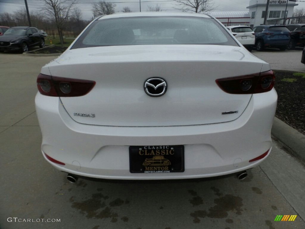 2020 MAZDA3 Select Sedan - Snowflake White Pearl Mica / Black photo #6