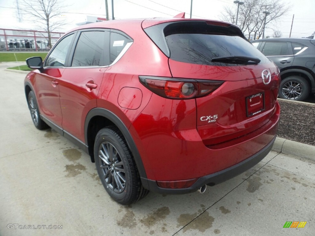2020 CX-5 Touring AWD - Soul Red Crystal Metallic / Black photo #5