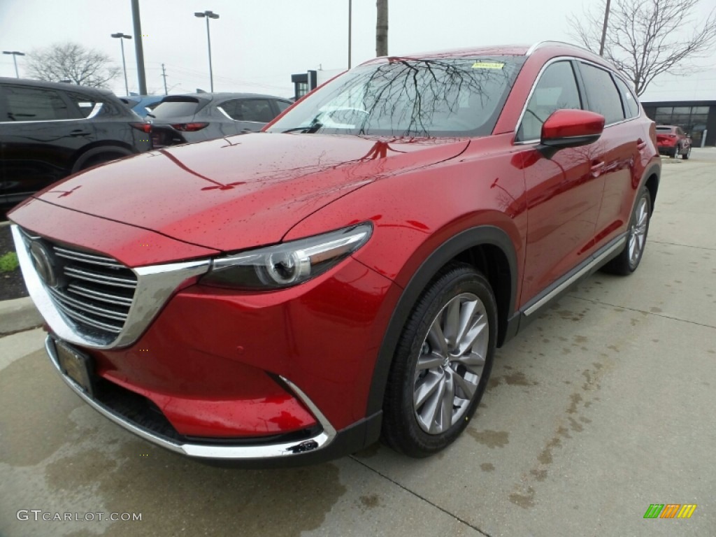 2020 CX-9 Grand Touring AWD - Soul Red Crystal Metallic / Sand photo #3