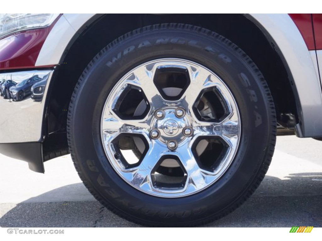 2018 1500 Laramie Crew Cab 4x4 - Delmonico Red Pearl / Canyon Brown/Light Frost Beige photo #7