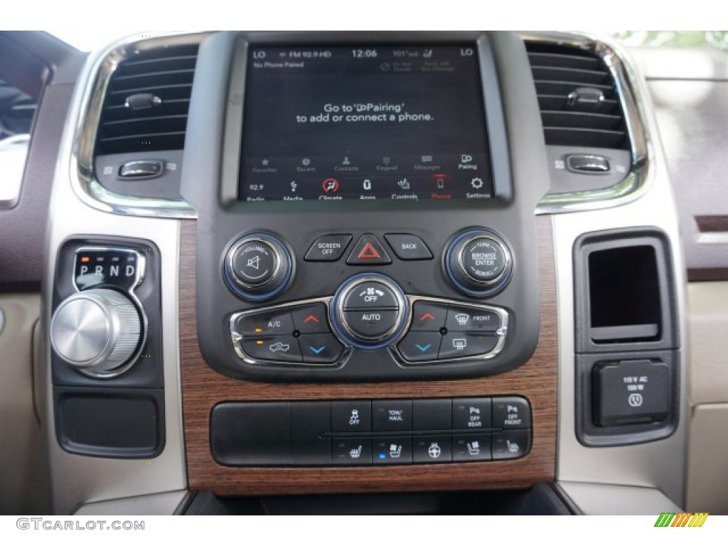 2018 1500 Laramie Crew Cab 4x4 - Delmonico Red Pearl / Canyon Brown/Light Frost Beige photo #15