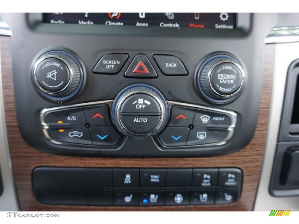 2018 1500 Laramie Crew Cab 4x4 - Delmonico Red Pearl / Canyon Brown/Light Frost Beige photo #16