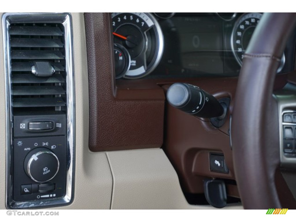 2018 1500 Laramie Crew Cab 4x4 - Delmonico Red Pearl / Canyon Brown/Light Frost Beige photo #24