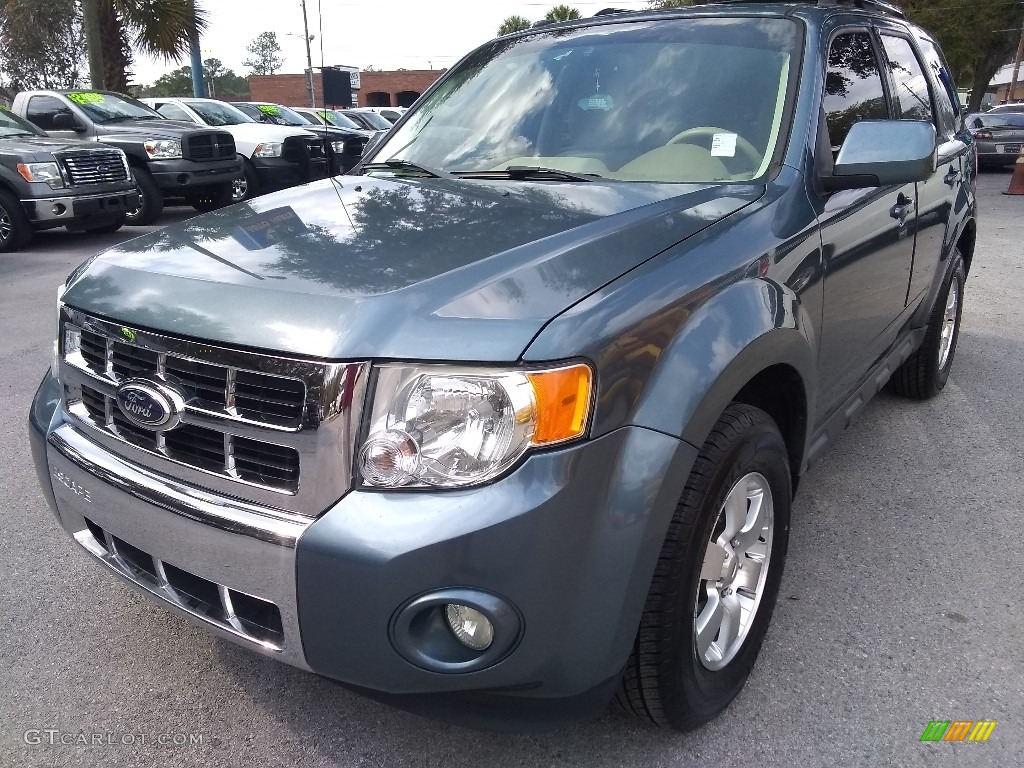 2012 Escape Limited V6 - Steel Blue Metallic / Camel photo #7