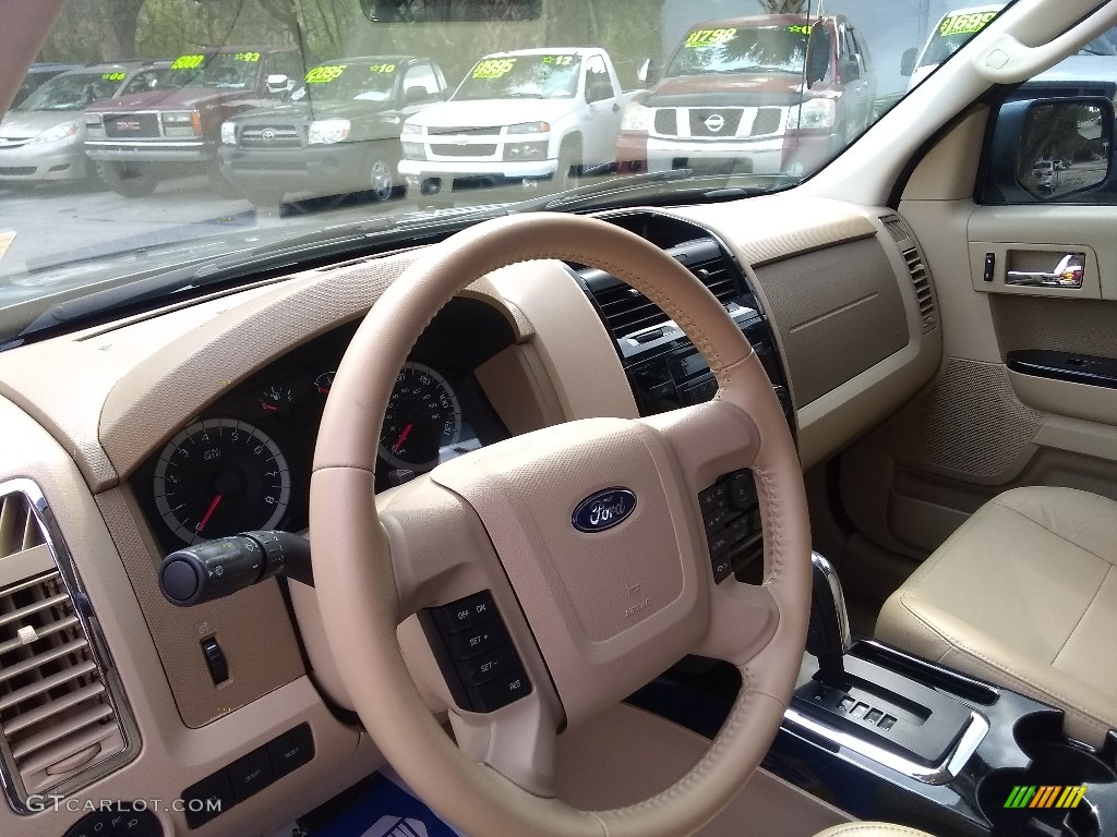 2012 Escape Limited V6 - Steel Blue Metallic / Camel photo #12