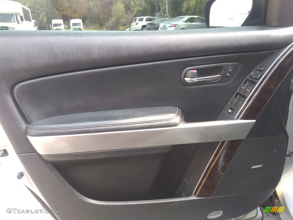 2012 Mazda CX-9 Grand Touring Black Door Panel Photo #138791094