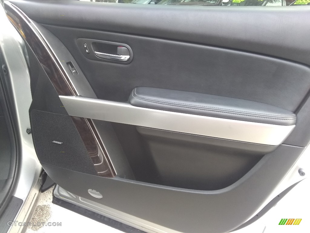 2012 Mazda CX-9 Grand Touring Black Door Panel Photo #138791172