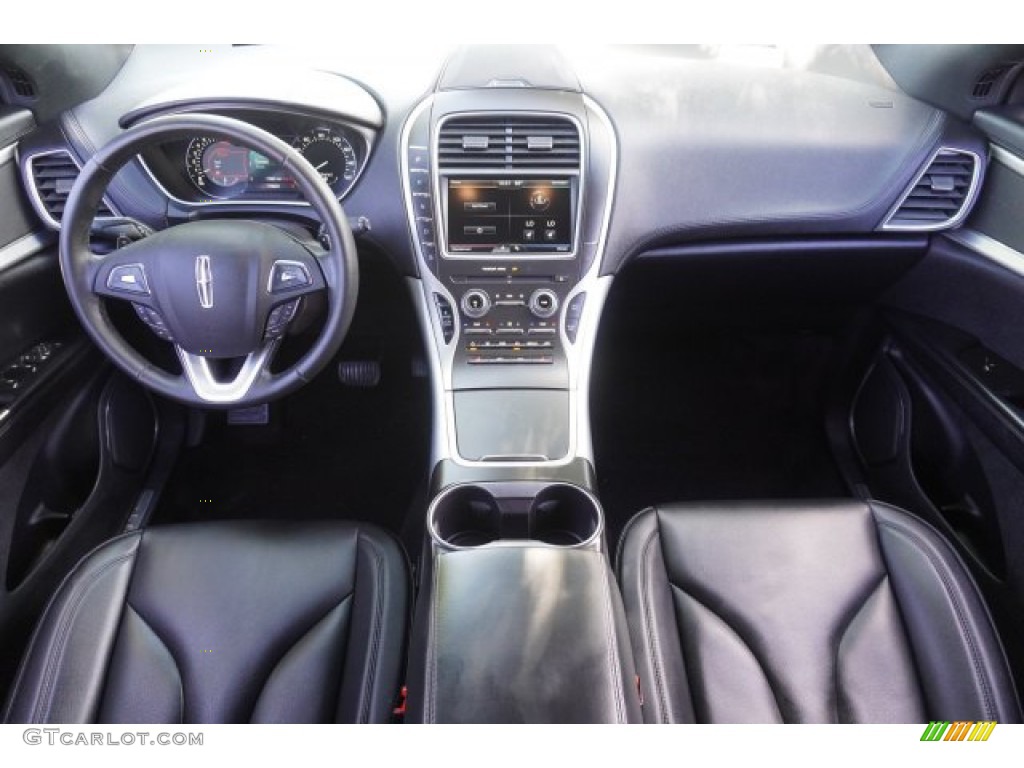 Ebony Interior 2016 Lincoln MKX Premier AWD Photo #138791295