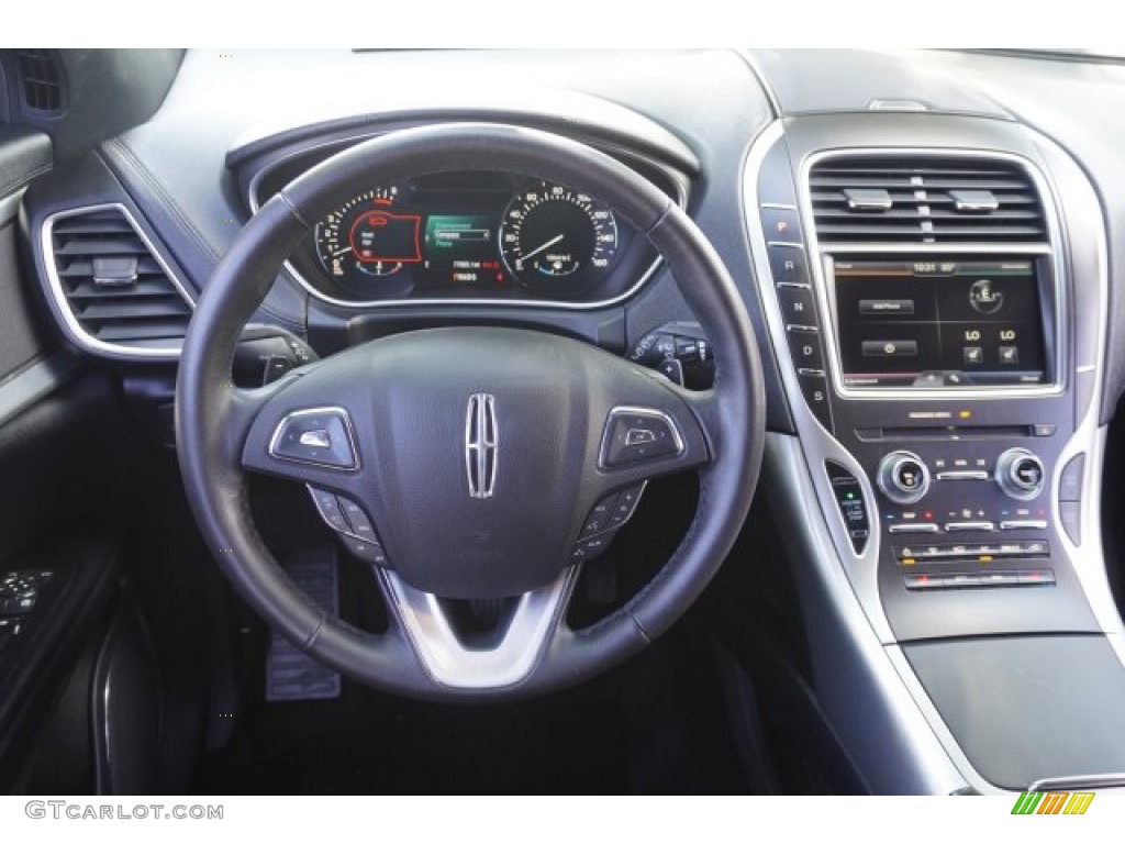 2016 Lincoln MKX Premier AWD Ebony Dashboard Photo #138791298