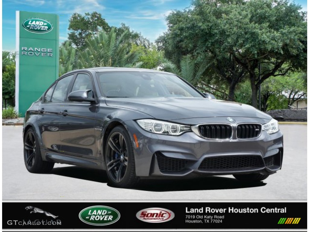 2016 M3 Sedan - Mineral Grey Metallic / Black photo #4