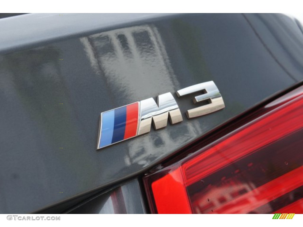 2016 M3 Sedan - Mineral Grey Metallic / Black photo #9