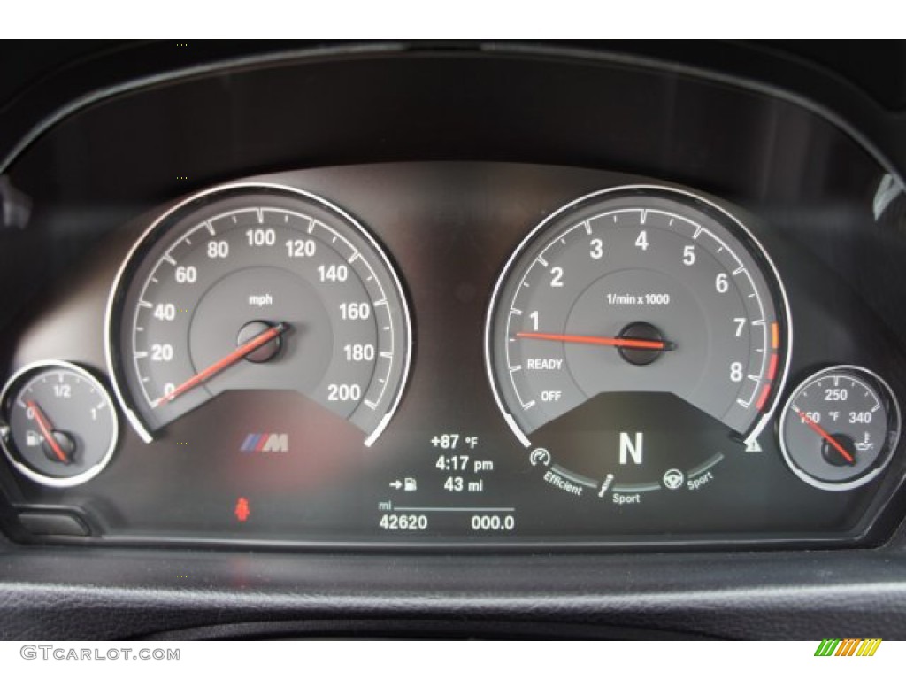 2016 M3 Sedan - Mineral Grey Metallic / Black photo #14