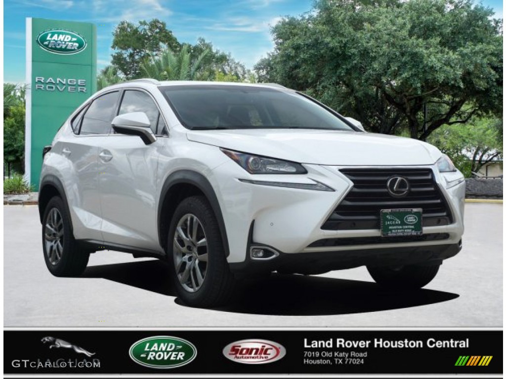 2016 NX 200t - Eminent White Pearl / Black photo #2