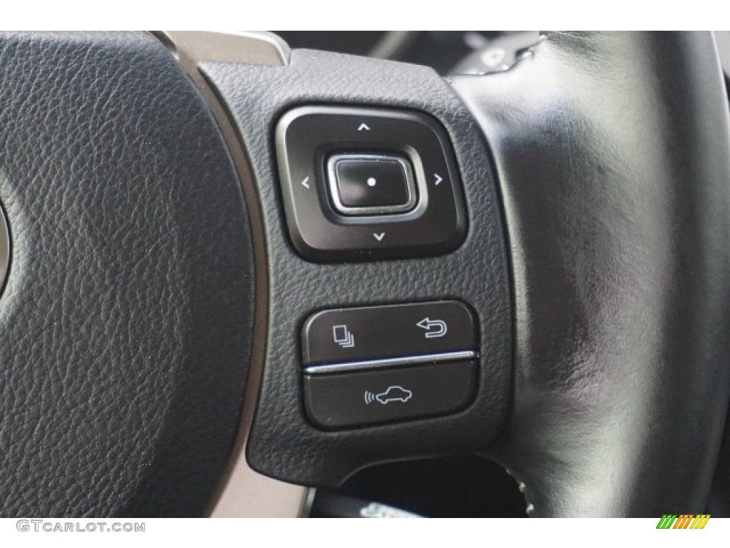 2016 Lexus NX 200t Black Steering Wheel Photo #138791778
