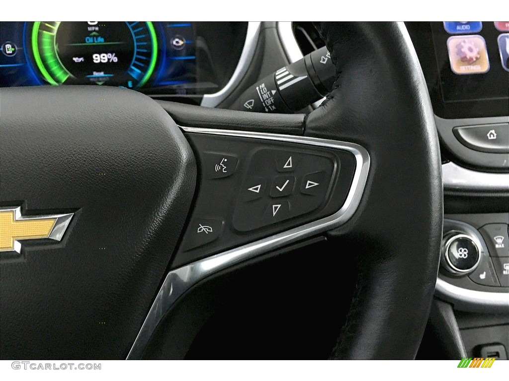 2017 Chevrolet Volt LT Jet Black/Jet Black Steering Wheel Photo #138792093